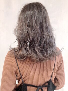 アルバム 新宿(ALBUM SHINJUKU) ラベンダーアッシュ_外ハネボブアッシュブラウン_ba261912