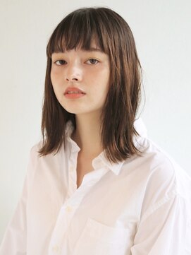 アンドレイ 表参道(andrey) 【ANDREY 宮村】耳掛けワイドバング外ハネロブ