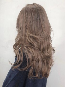 アイティー バイ アルバム 浦和店(IT by ALBUM) パールグレージュ_オリーブカラーセミウェットウェーブ_ba244681