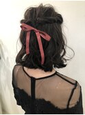 お呼ばれアレンジ