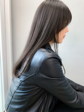 ヌード(nude) nude仲井【ブリーチなし】【スモークアッシュグレー】