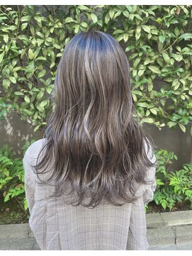 ナナシ(nanac) ラテグレージュ　バレイヤージュグラデーション