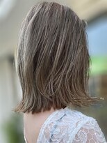 ヘアーエポック(hair epoque)&nbsp;透明感抜群♪20代30代ダブルカラーブリーチオリーブグレージュ