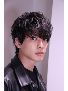 ネイビー(NAVY) スタイリング簡単のスパイラルパーマ