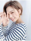 絶壁解消大人ショートボブ[大人可愛い 20代 30代 40代]（北浜）