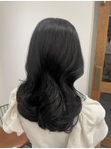 韓国 ガーリー 暗髪 シック ロング ミディアム 髪質改善 池袋