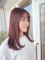 ヘアドレス ルチュラ(Hair dress LucuLa)&nbsp;【ルチュラ折戸】ブリーチなしチェリーブラウン