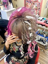 ヘアセットアップス(UP's) 派手スタイル『スジ盛りギャルセット(*´▽｀*)』カワイイ～♪