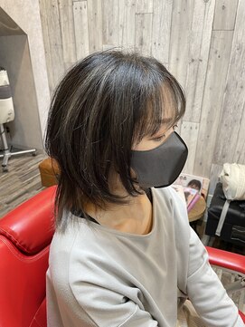 マインド サイトー ヘア アンド スパ mind saito hair&SPA ストカール×ハイライト×インナーカラー×レイヤー
