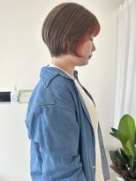 コト 福井大和田店(coto)&nbsp;福井　大和田　丸みショートボブ　インナーデザインカラー