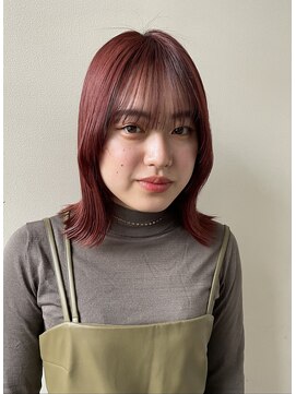 ホワイトルーム(White Room) フェイスフレーミング  × チェリーブラウン