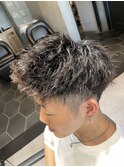 スパイキー風ツイストパーマ【立川/メンズ】