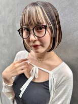 ロンド ストラーダ 心斎橋(Lond strada)&nbsp;シルキーベージュ×グレージュカラー【髪質改善/縮毛矯正】