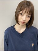 30代40代50代×ブルーグレージュ白髪ぼかし×マチルダボブ代官山