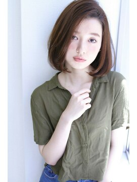 リル 西宮(LiL') 【LiL'西宮】ナチュラル_かきあげ大人ボブ★