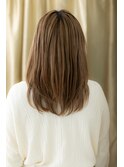 透けバング外国人風オンブレ前下がりレイヤーY大宮10代20代30代