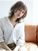 ショートバング外国人風ウルフ
