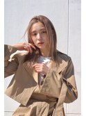 ことりベージュミルクティーベージュシースルーカラー大人可愛い