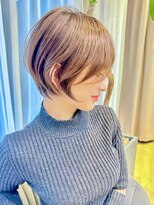 20代30代40代50代/丸みショート/クビレ/前髪あり/表参道