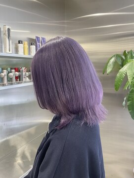 ゼスト 八王子店(ZEST) ラベンダーカラー/ケアブリーチ【藤野はるひ】