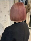 ハイトーンカラー　ピンクカラー