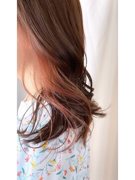 サクラ(SAKURA) イヤリングカラー/コーラルピンク/結んで隠せる/デザインカラー