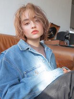 エーバイフー 江坂店(A BY WHO)&nbsp;A BY WHO江坂/ニュアンスミディアムボブ/ハイトーンカラー