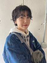 イシ(isi)&nbsp;ニュアンスショートパーマ　カット　髪質改善