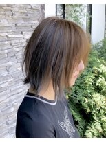 ルプラ ガーデン(le-pla garden)&nbsp;ウルフ#レイヤーカット#ベージュ#グレー#ダブルカラー#豊橋#豊川