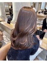 プアメリア 名古屋(Puamelia)&nbsp;艶カラー！ピンクベージュブラウン　ダブルカラー