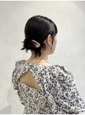 カチモリヘア×女性らしいニュアンスヘアセット