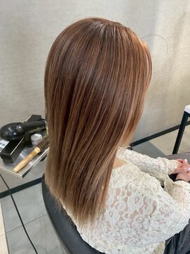 クララ バイ マニスオブヘアー(CLALA by Manis of hair) 【ビフォーアフター】髪質改善/ブラウンベージュ/ストレートヘア