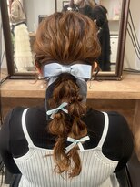 ヘアセット アリエス 新宿駅前店(aries)&nbsp;＊.ローポニーテール.+