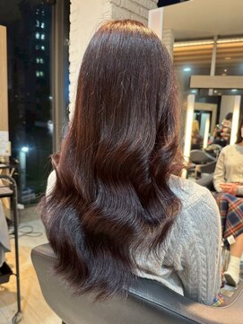 インク サカエ(inq sakae) 韓国レイヤー/ブラウンレッド/艶髪