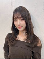 ファルベ(Farbe)&nbsp;くびれ アプリコットオレンジ 夏のヘアアレンジハイライトカラー