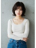 #磐田　レイヤーショート×パーマ！