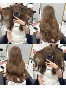 ジュイル シブヤ(JEWIL SHIBUYA) ブリーチなしでヘーゼルベージュ