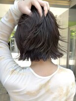 ノード(NODE)&nbsp;栄柔らか質感レイヤーボブブラウン