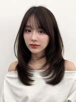 アマトウキョウスマートサロン(AMA TOKYO×Smart Salon)&nbsp;くびれレイヤー/顔まわりカット/レイヤーカット/小顔ヘア