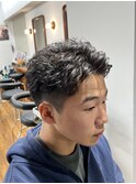 MEN'S HAIR/くせ毛ショート/刈り上げショート/10代/表参道駅