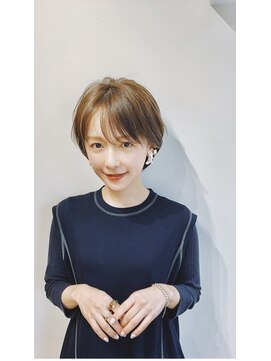 代々木/ブリーチなし/ショートボブ/酸性ストレート/新宿/韓国