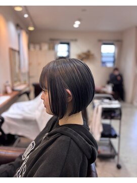 エトワール(Etoile HAIR SALON) ボブブルーグレーダークアッシュ