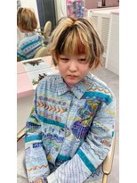 ミミヘアーガーデン(mimi hair garden) ショートボブ/レイヤー/デザインカラー/10代/20代/30代