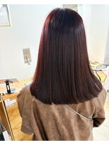  fit stand 千葉/ショートボブ/カット/パーマ/ダブルカラー/トリートメント/縮毛矯正&nbsp;イメチェン/ピンクベージュ/アンブレラカラー[千葉]