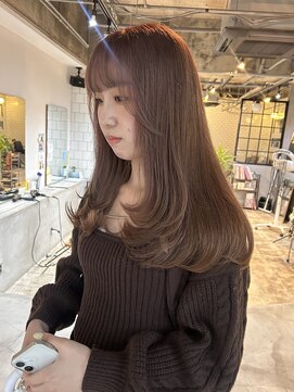 シャルムバイサラ(charme by sarah) ナチュラルレイヤー/ミルクティーベージュ/ペールピンクベージュ