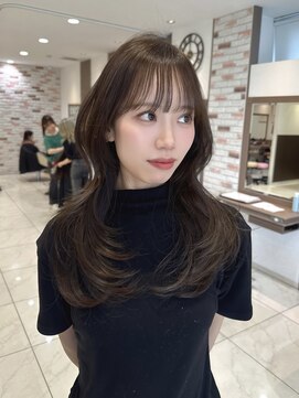 アッシュ 新杉田店(Ash) 透明感オリーブベージュと大人上品レイヤーカット