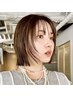 カット+フルカラー　[＃吉祥寺/ショートカット/ボブ/顔周りカット/韓国]