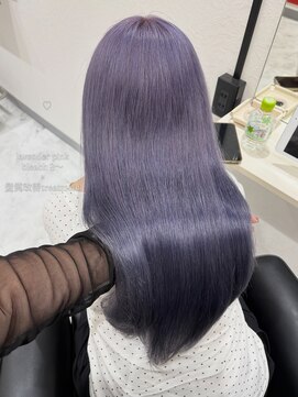 ヴィア 京都烏丸(Via) 10代20代/ラベンダーピンク/ハイトーン/ブリーチ/髪質改善