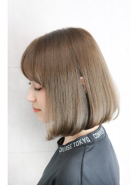 クル 立川店(CURU) 【CURU 立川店】前髪あり♪定番ボブ