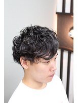 リレーションメンズヘアー(RELATION MEN'S HAIR)&nbsp;ちょっぴりカーリー・マッシュ系パーマ／カルマパーマ